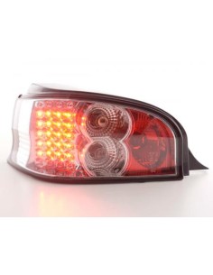 Coppia fanali posteriori LED Citroen Saxo tipo S / S HFX / S KFW 96-02 cromo
