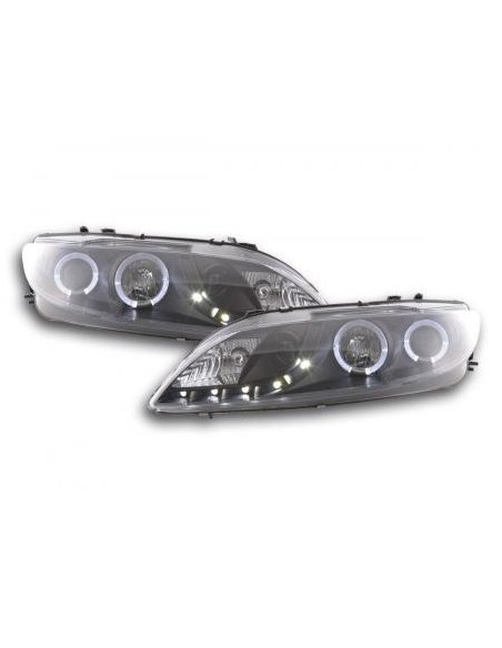 Daylight faro LED DRL look Mazda 6 berlina 02-07 nero