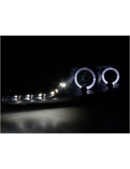Daylight faro LED DRL look Mazda 6 berlina 02-07 nero