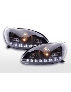 Daylight faro LED DRL look Mercedes Classe S W220 02-05 nero