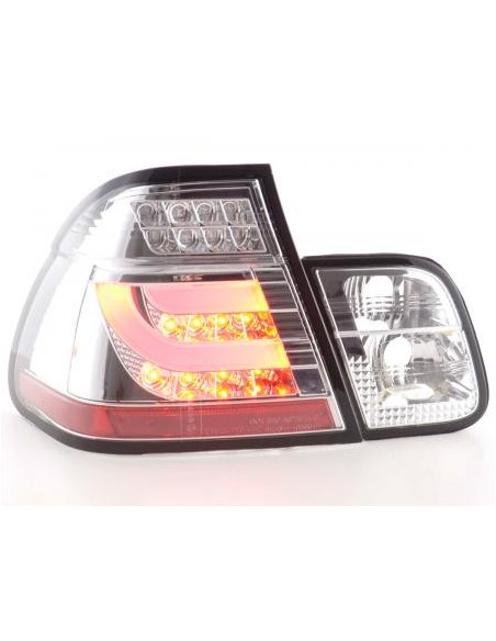 Fanali posteriori a LED BMW 3er E46 Limo 98-01 cromati