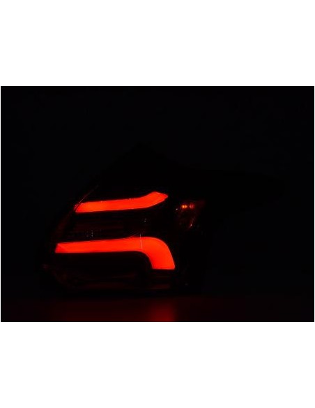 Fanali posteriori a LED Ford Focus 3 hatchback 11-14 rosso / fumo