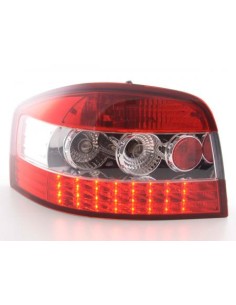 Fanali posteriori a LED set Audi A3 tipo 8P 03-05 trasparente / rosso 2