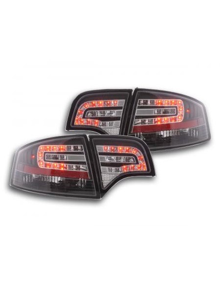 Fanali posteriori a LED set Audi A4 berlina tipo 8E 04-07 nero