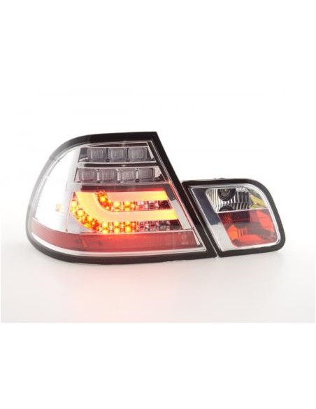 Fanali posteriori a LED set BMW Serie 3 E46 Coupé 99-03 cromato