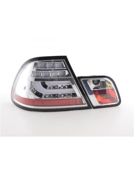 Fanali posteriori a LED set BMW Serie 3 E46 Coupé 99-03 cromato
