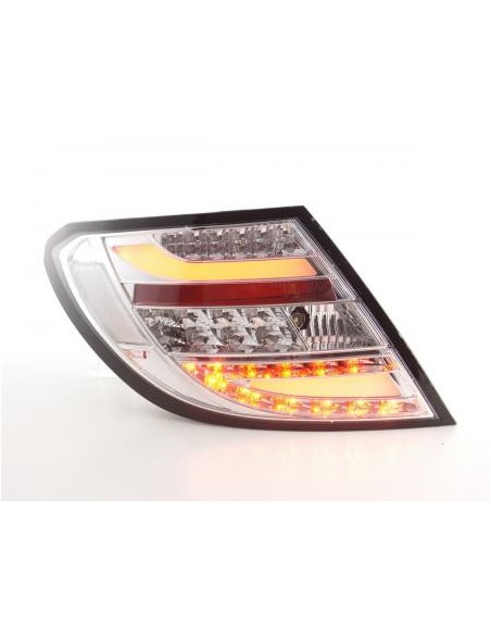 Fanali posteriori a LED set Mercedes Classe C W204 07-11 cromato