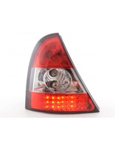 Fanali posteriori a LED set Renault Clio tipo B 98-01 trasparente / rosso 2