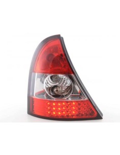 Fanali posteriori a LED set Renault Clio tipo B 01-04 trasparente / rosso