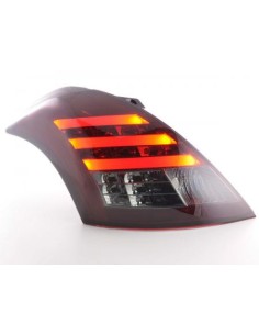 Fanali posteriori a LED set Suzuki Swift 2011- rosso / nero