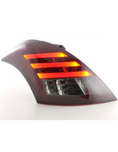 Fanali posteriori a LED set Suzuki Swift 2011- rosso / nero 2