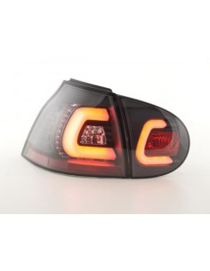 Fanali posteriori a LED set VW Golf 5 03-08 nero