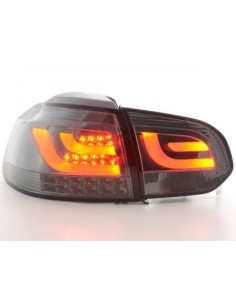 Fanali posteriori a LED set VW Golf 6 tipo 1K 2008-2012 nero