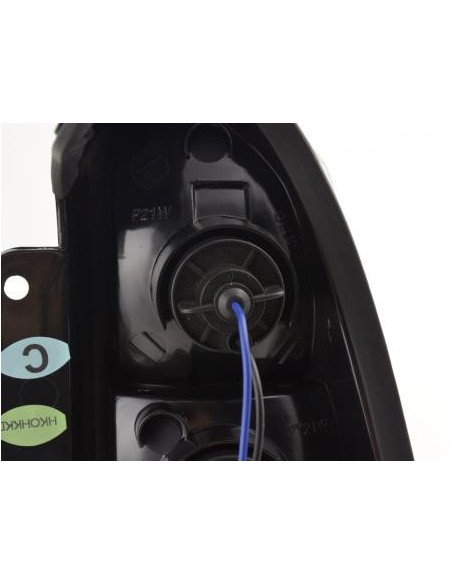 Fanali posteriori LED set Peugeot 307 01-04 nero