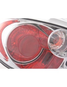 Fanali posteriori Peugeot 206 CC tipo 2 *** 99-06 cromato 2