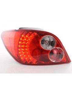 Fanali posteriori LED set Peugeot 307 hatchback 01-04 trasparente / rosso