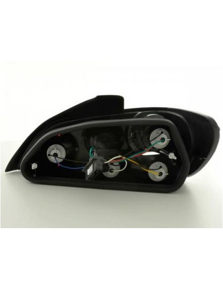 Fanali posteriori set Peugeot 406 4 porte. Tipo 8 *** 95-98 nero / cromato