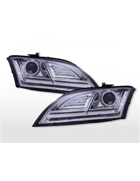 Fari Daylight con luci diurne a LED Audi TT (8J) 2010-2014 cromo