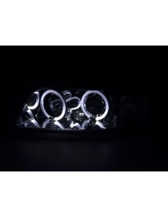 Set di fari Audi A4 tipo 8E 01-04 cromato 2