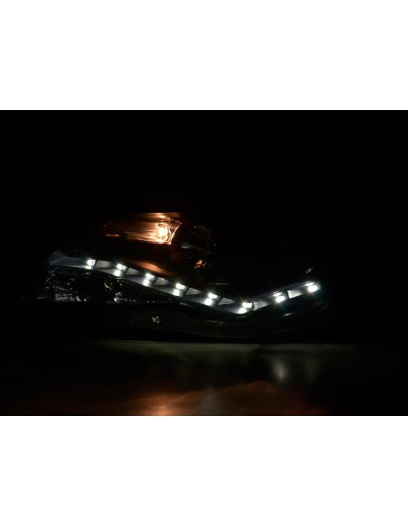 Fari diurni Luci diurne a LED VW Tiguan 07-11 nere