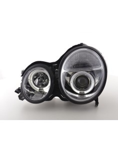 Faro Angel Eyes Mercedes Classe E tipo W210 99-01 cromato 2
