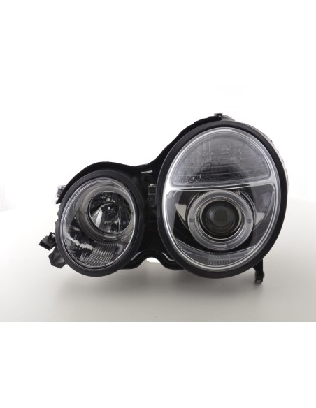 Faro Angel Eyes Mercedes Classe E tipo W210 99-01 cromato