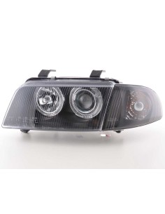 Faro Angel Eyes Audi A4 tipo B5 95-99 nero