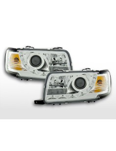 Faro Daylight LED DRL look Audi 80 tipo B4 91-94 cromato