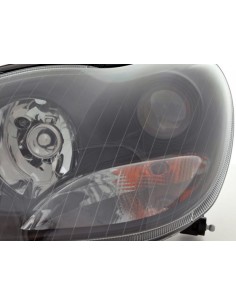 Faro anteriore Mercedes Benz Classe S W220 98-01 nero 2