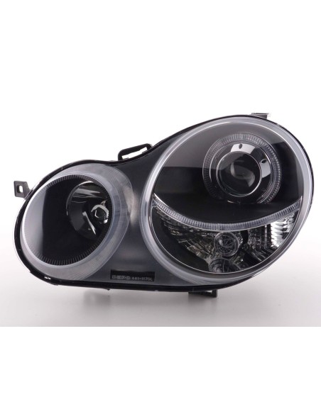 Faro Angel Eyes VW Polo tipo 9N 01-05 nero