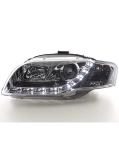 Faro Daylight LED DRL look Audi A4 tipo 8E 05-07 cromato 2