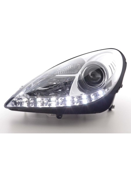 Faro Daylight LED DRL look Mercedes SLK R171 04-11 cromato