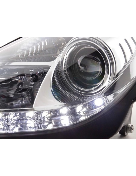 Faro Daylight LED DRL look Mercedes SLK R171 04-11 cromato