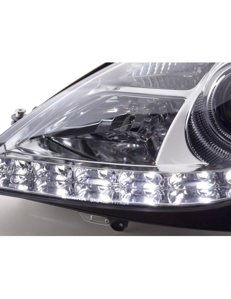 Faro Daylight LED DRL look Mercedes SLK R171 04-11 cromato