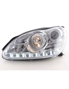 Faro Daylight LED DRL look Mercedes Classe S W220 02-05 cromato 2