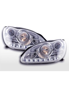 Faro Daylight LED DRL look Mercedes Classe S W220 02-05 cromato