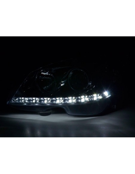 Faro Daylight LED DRL look Mazda 6 berlina 02-07 cromato