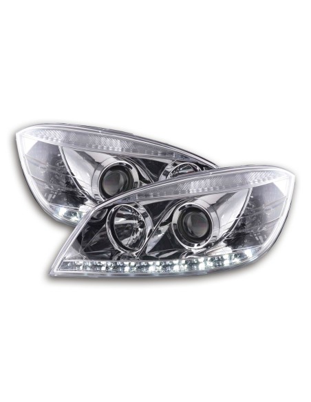 Faro Daylight LED DRL look Mazda 6 berlina 02-07 cromato
