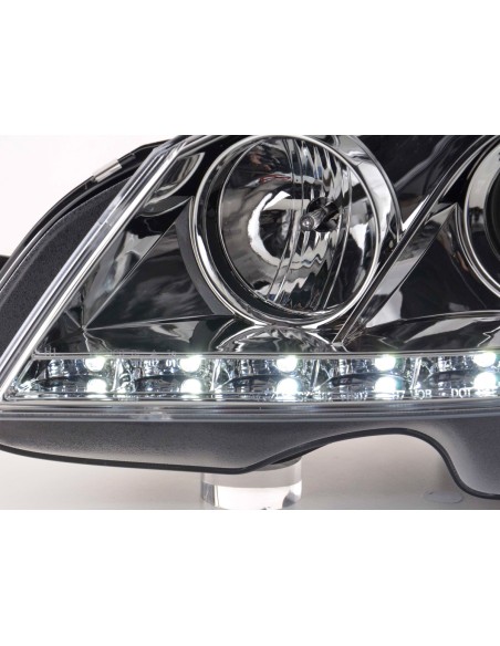 Faro Daylight LED DRL look Mazda 6 berlina 02-07 cromato