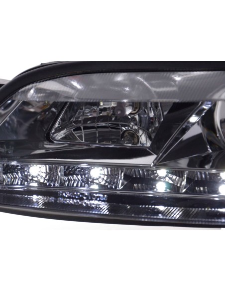 Faro Daylight LED DRL look Opel Vectra B 99-02 cromato