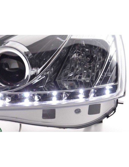 Faro Daylight LED DRL look Opel Astra H cromato