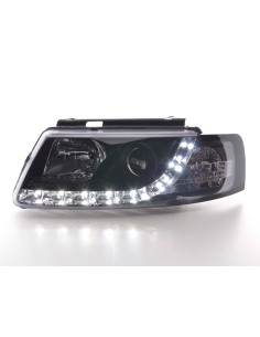 Faro Daylight LED DRL look VW Passat tipo 3B 97-00 nero
