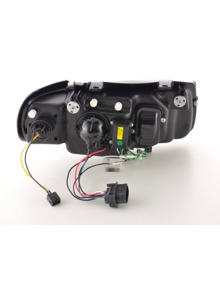 Faro Daylight LED DRL look VW Polo tipo 6N 94-99 nero