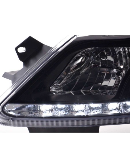 Faro diurno Luci di marcia diurna a LED Opel Corsa D 06- nero