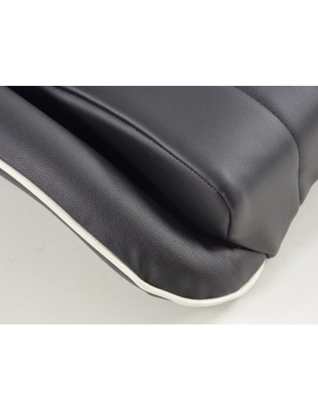 FK Oldtimersitze Sedili avvolgenti per auto in stile retrò nero / bianco