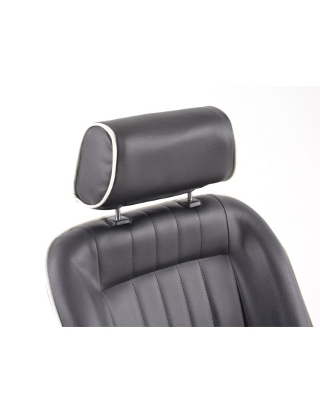 FK Oldtimersitze Sedili avvolgenti per auto in stile retrò nero / bianco