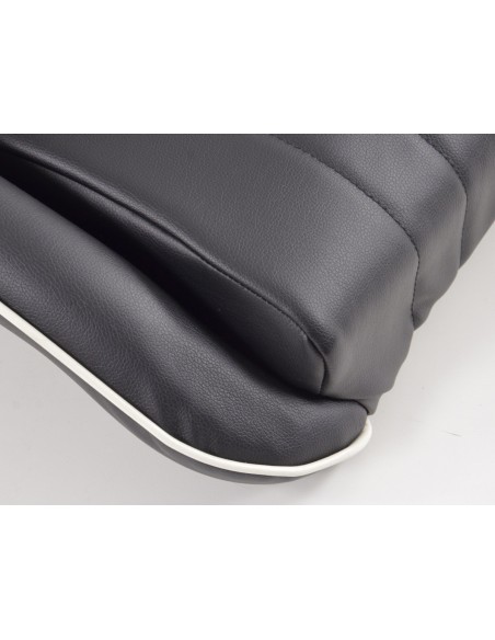 FK Oldtimersitze Sedili avvolgenti per auto in stile retrò nero / bianco