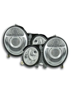 Set faro Mercedes Classe E tipo W210 cromato 2