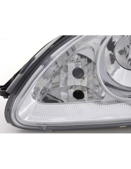 Set faro Mercedes Classe S tipo W220 02-05 cromato