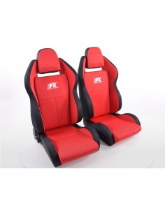 Sedili sportivi FK sedili semigusci automatici Set Race 5 in look motorsport